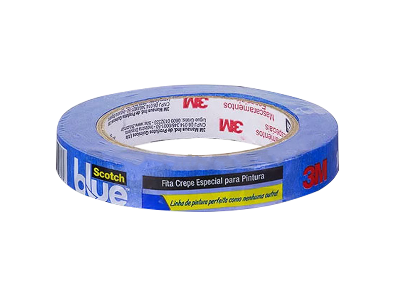 FITA CREPE BLUE PINTURA 18MMX50MT
