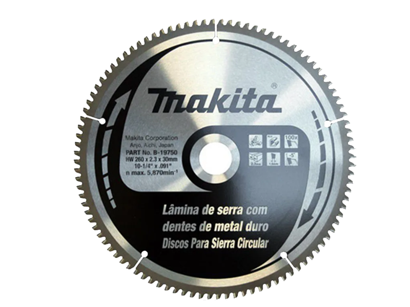 DISCO SERRA 260MMX30 100T