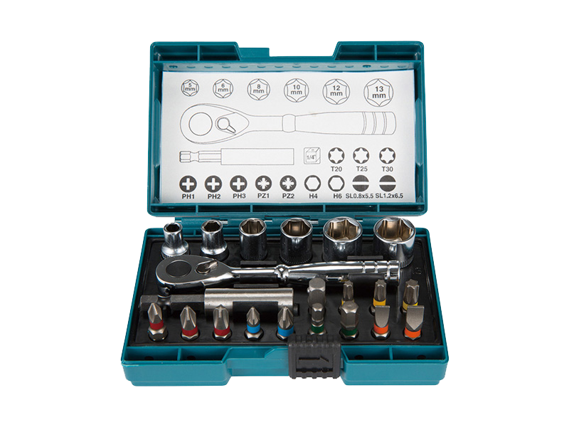 KIT BITS SOQUETES 21PCS CHAV CATRAC